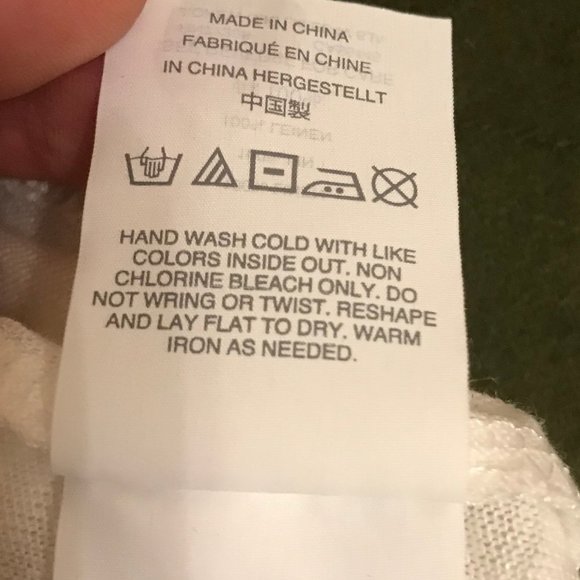 Women's Linen Flutter sleeve J Crew Top Ivory Size M New - Picture 7 of 9